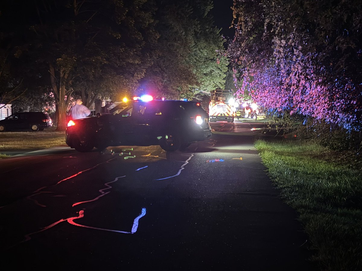 House fire on Thompson Rd in Henrietta. Deputies arrived to the scene and found a man standing in front yard. The realized he was having a  mental health crisis. He was detained and taken to hospital. No injuries and extensive damage to the house