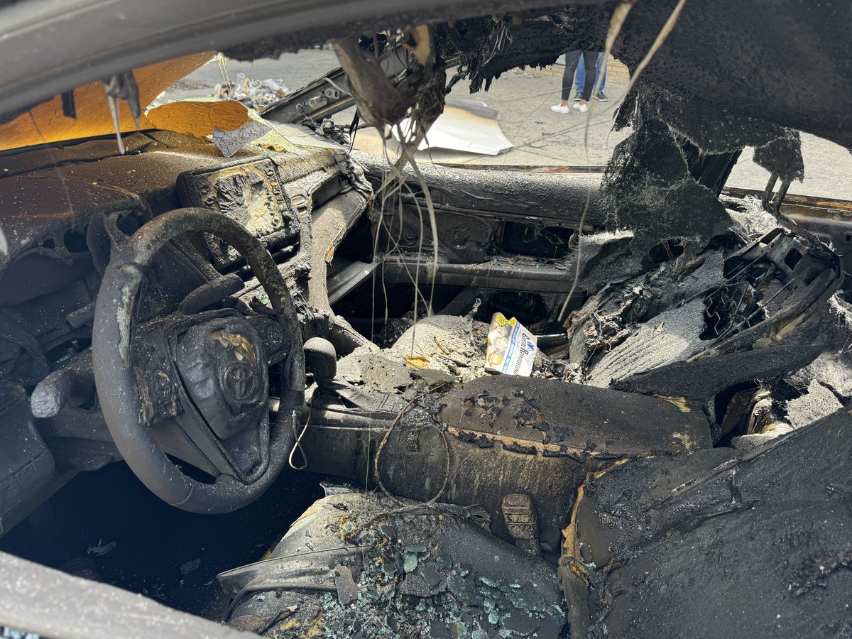 FDNY Fire Marshals are on scene investigating after a man set at least 6 cars on fire overnight in the Soundview section of the Bronx. Amadu Bah in the first picture says he lost the car he relied on to use for work, and to drive his family around