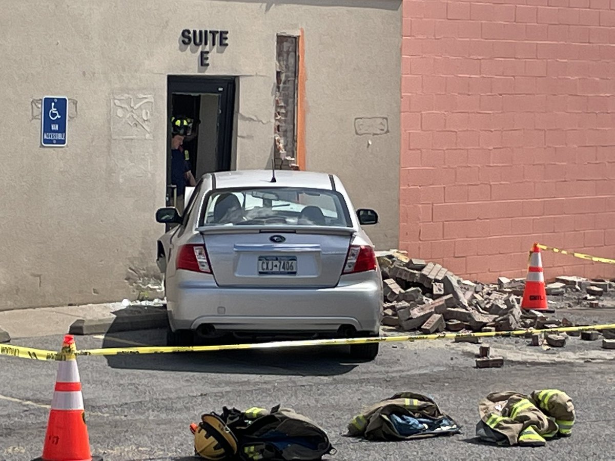 @monroesheriffny and @ChiliFireDept on scene of a car into a building on Chili Ave