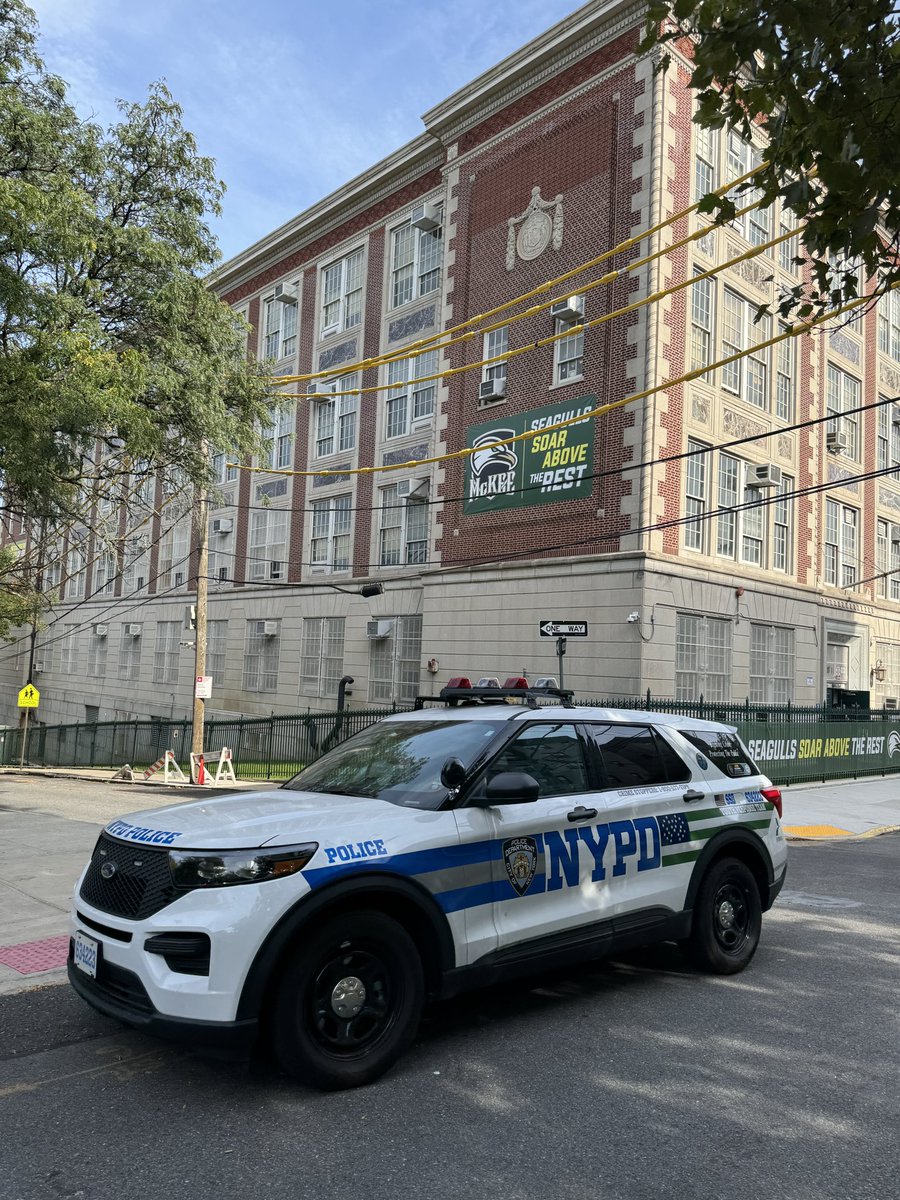 Police say a 17-year-old was shot in the leg near McKee High School in Staten Island.