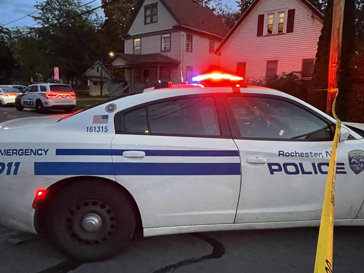 RochesterNYPD presence on Bay Street and Sixth Street.  