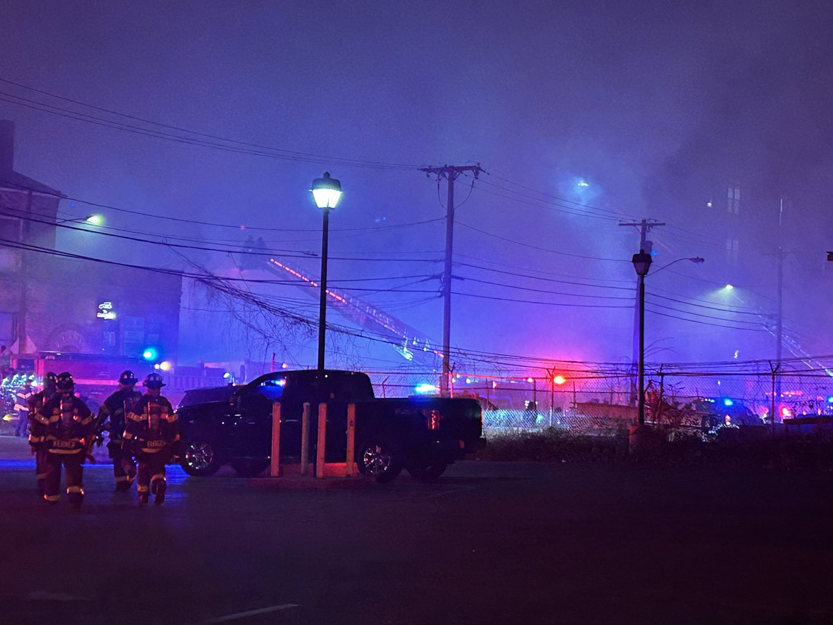 Moved angles over to Main Street and Canal Street where heavy smoke is showing