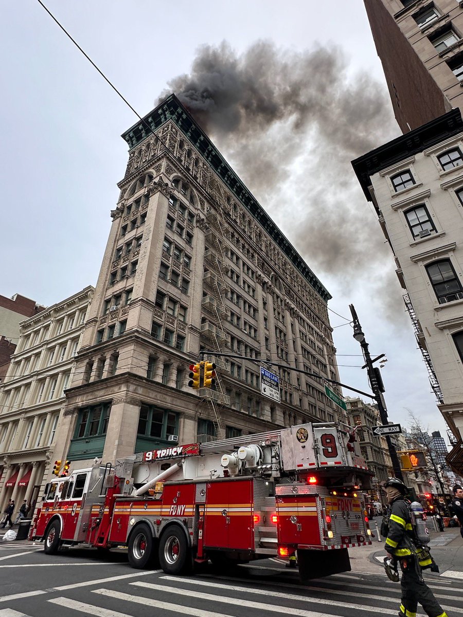 The FDNY is currently operating at the scene of a 2-alarm fire at 251 Broome Street in Manhattan