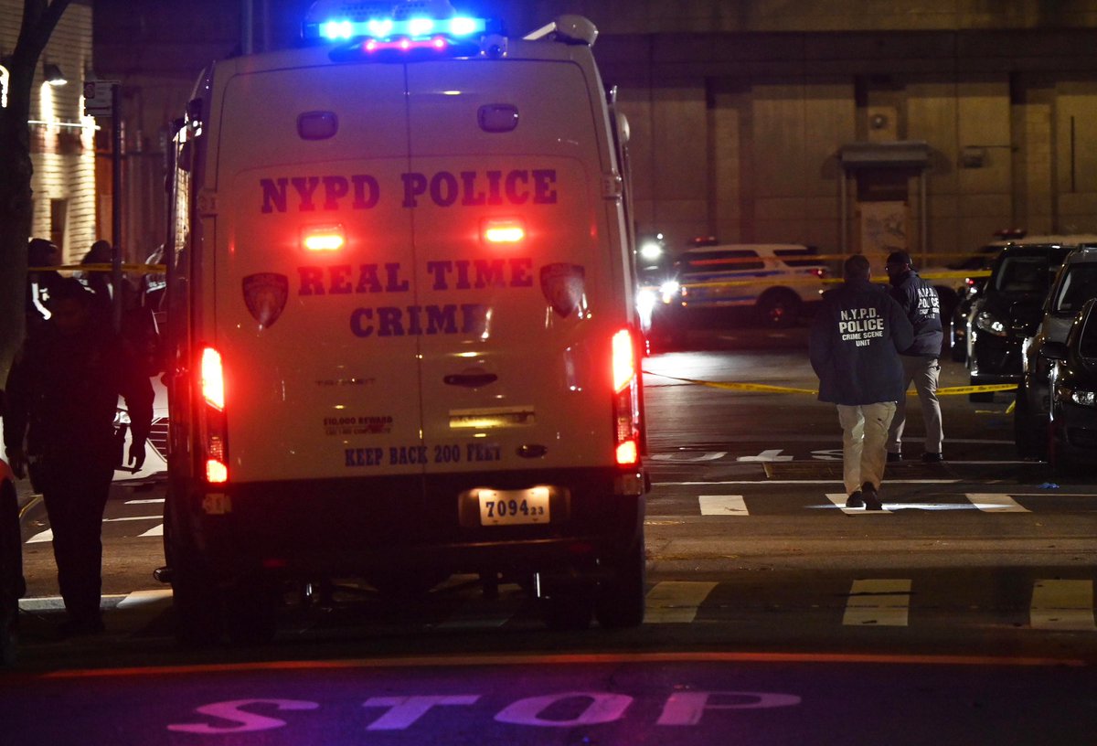 Photos:A mass shooting left 11 people wounded on Wednesday night in Jamaica, Queens. The NYPD is probing the incident