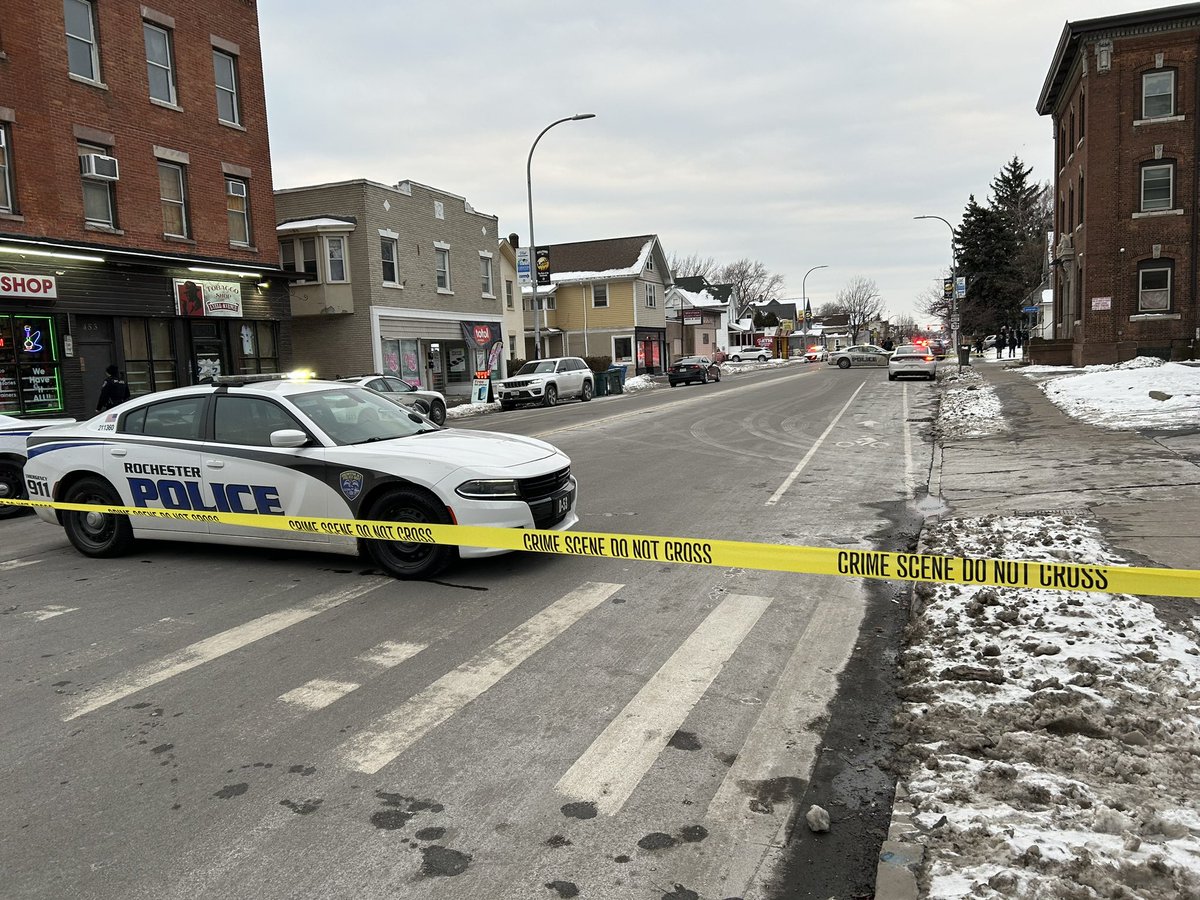 Rochester NYPD on scene of a reported shooting on Lyell Ave. Lyell Ave is blocked between Child Street and Murray Street. 