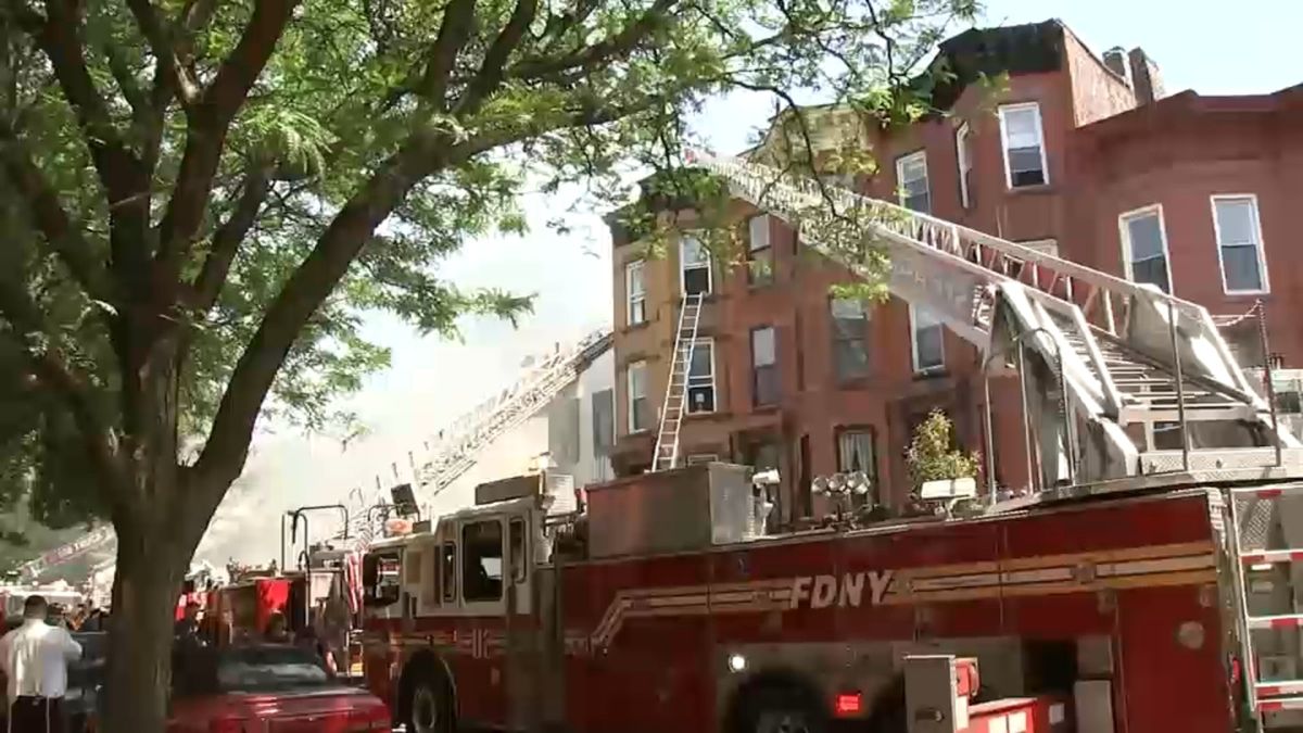 FDNY fighting apartment fire in Brooklyn