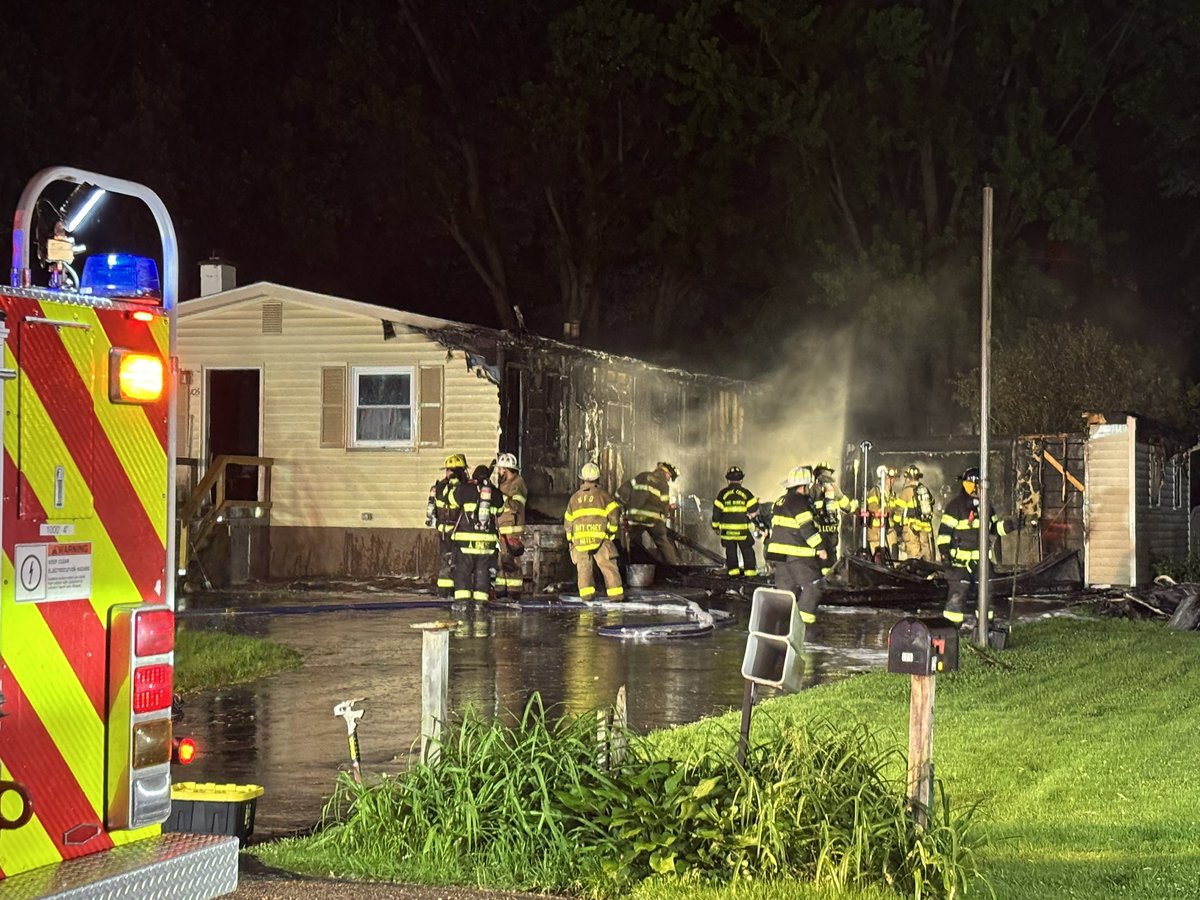 House fire in Chili, no one home at time of fire.  No injuries, most damage is to the garage. Cause under investigation