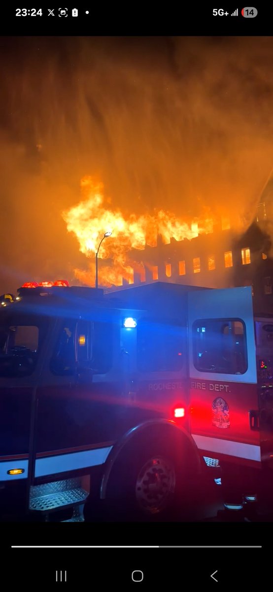 It looks like this is a complete loss Rochester