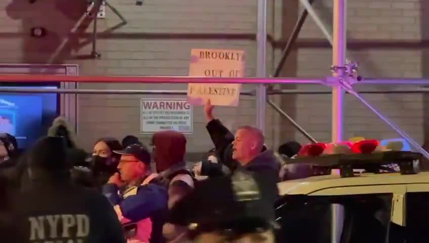 Antisemites have showed up outside Park East synagogue and are chanting for intifada. The Rabbi of the synagogue is a holocaust survivor who remembers vividly the horrors of Kristallnacht