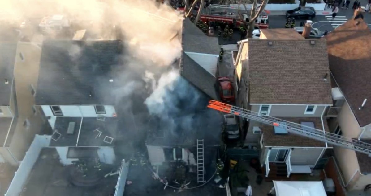 The FDNY is operating at a 3-alarm fire at 21-07 147th Street in Queens