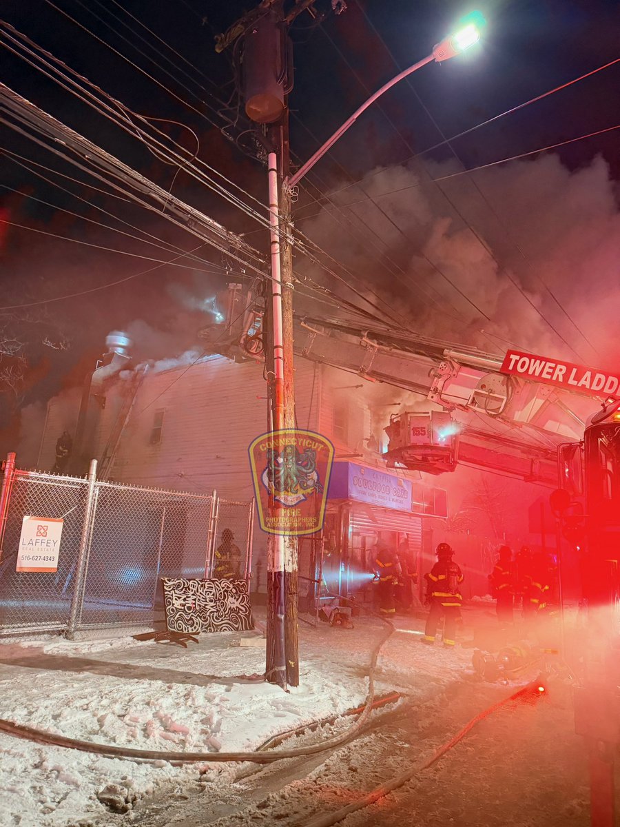 3rd alarm in the Springfield Gardens section of Queens. Fire was in a 2 story mixed occupancy  