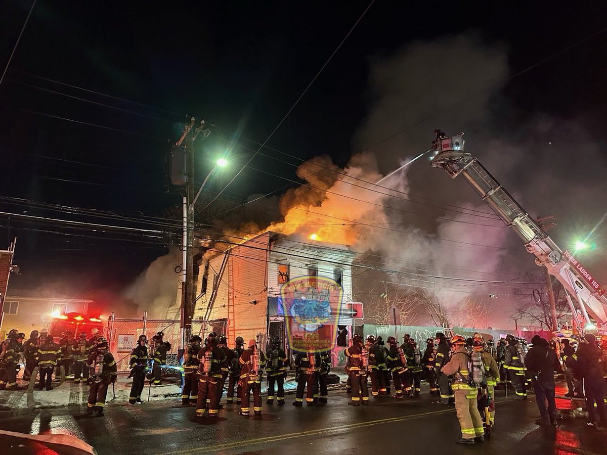 CFPA Social Media Director Julian Tague @857FirePhotos was also on scene of the 3rd alarm in Queens overnight