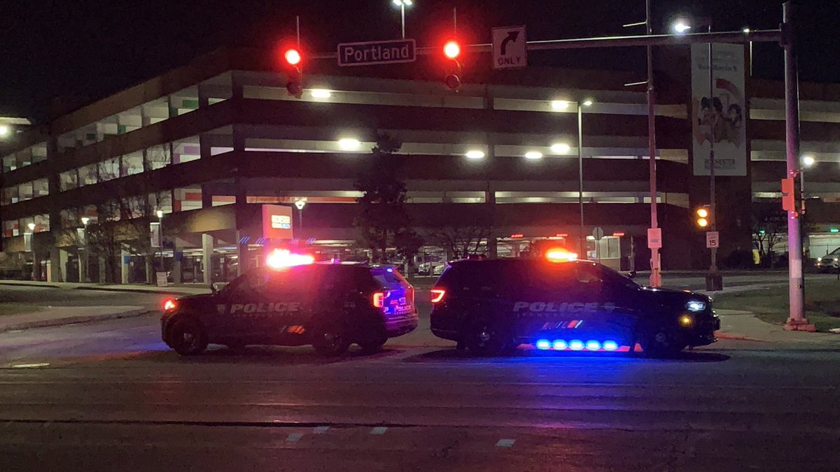 Police are still searching for a suspect after an RPD officer was shot overnight. The officer is recovering at the hospital.
