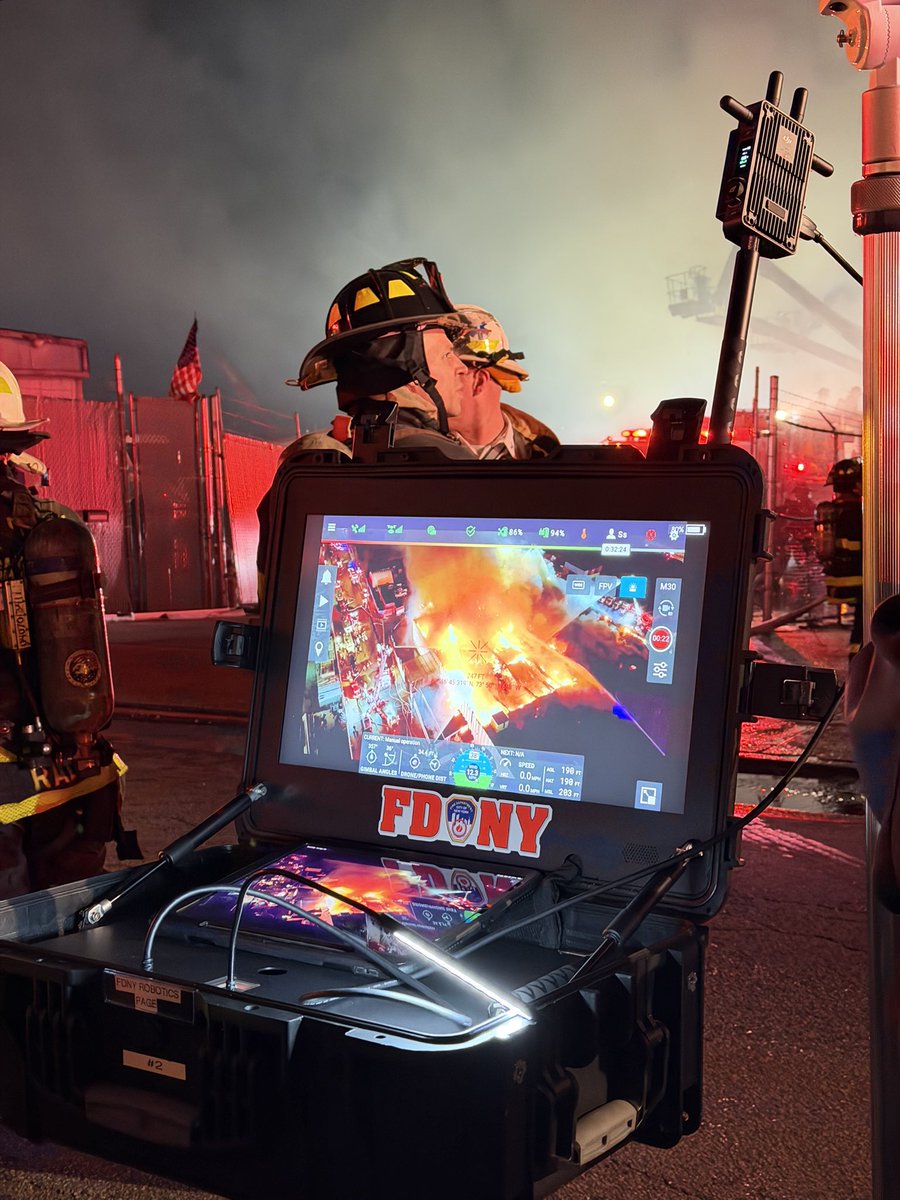 FDNY responded to a report of an odor of smoke at 130-17 23rd Avenue in College Point, Queens. Upon arrival, units discovered heavy fire conditions.“The fire was located inside a lumber yard, which presented a significant fuel load