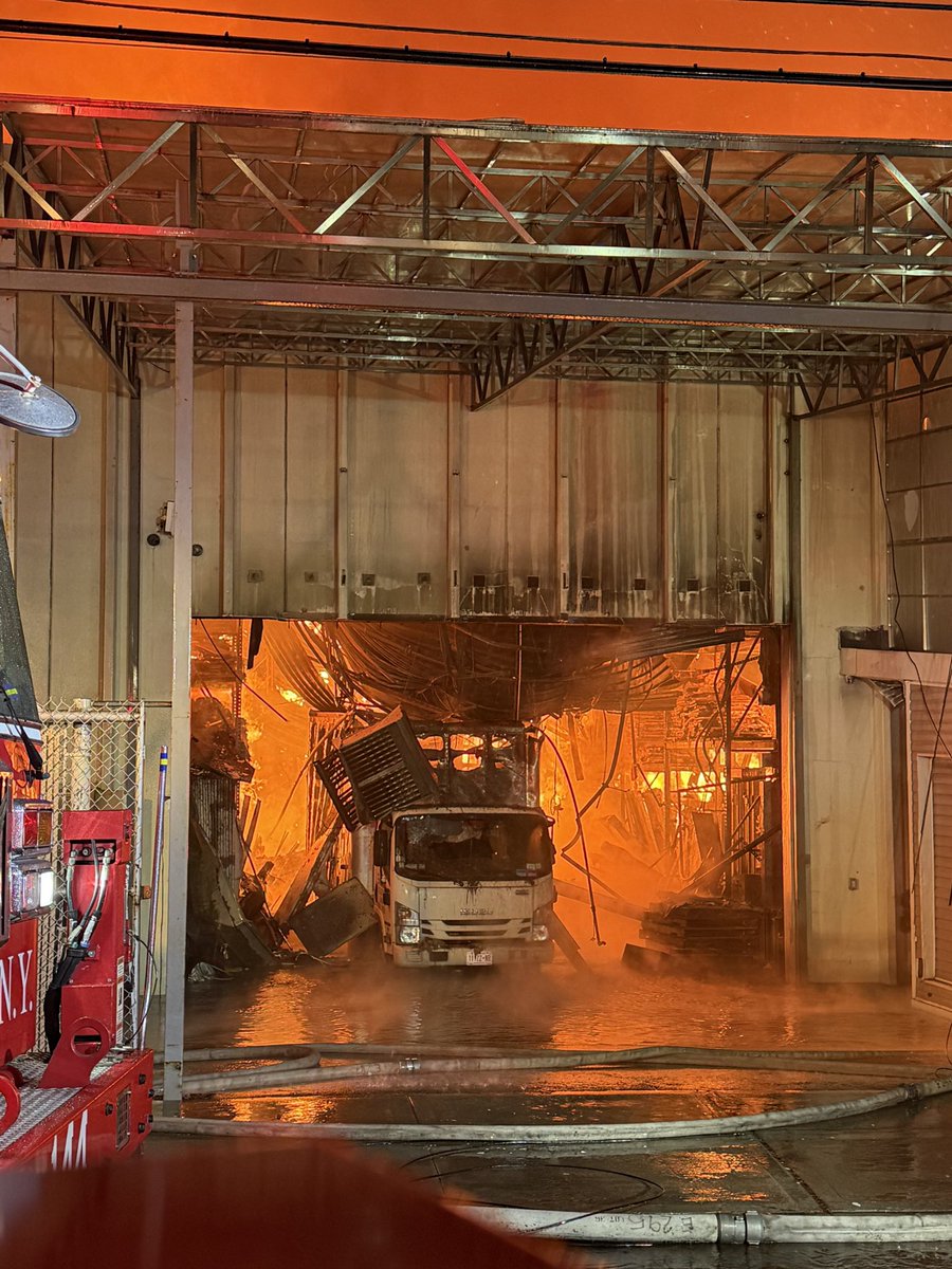 FDNY responded to a report of an odor of smoke at 130-17 23rd Avenue in College Point, Queens. Upon arrival, units discovered heavy fire conditions.“The fire was located inside a lumber yard, which presented a significant fuel load
