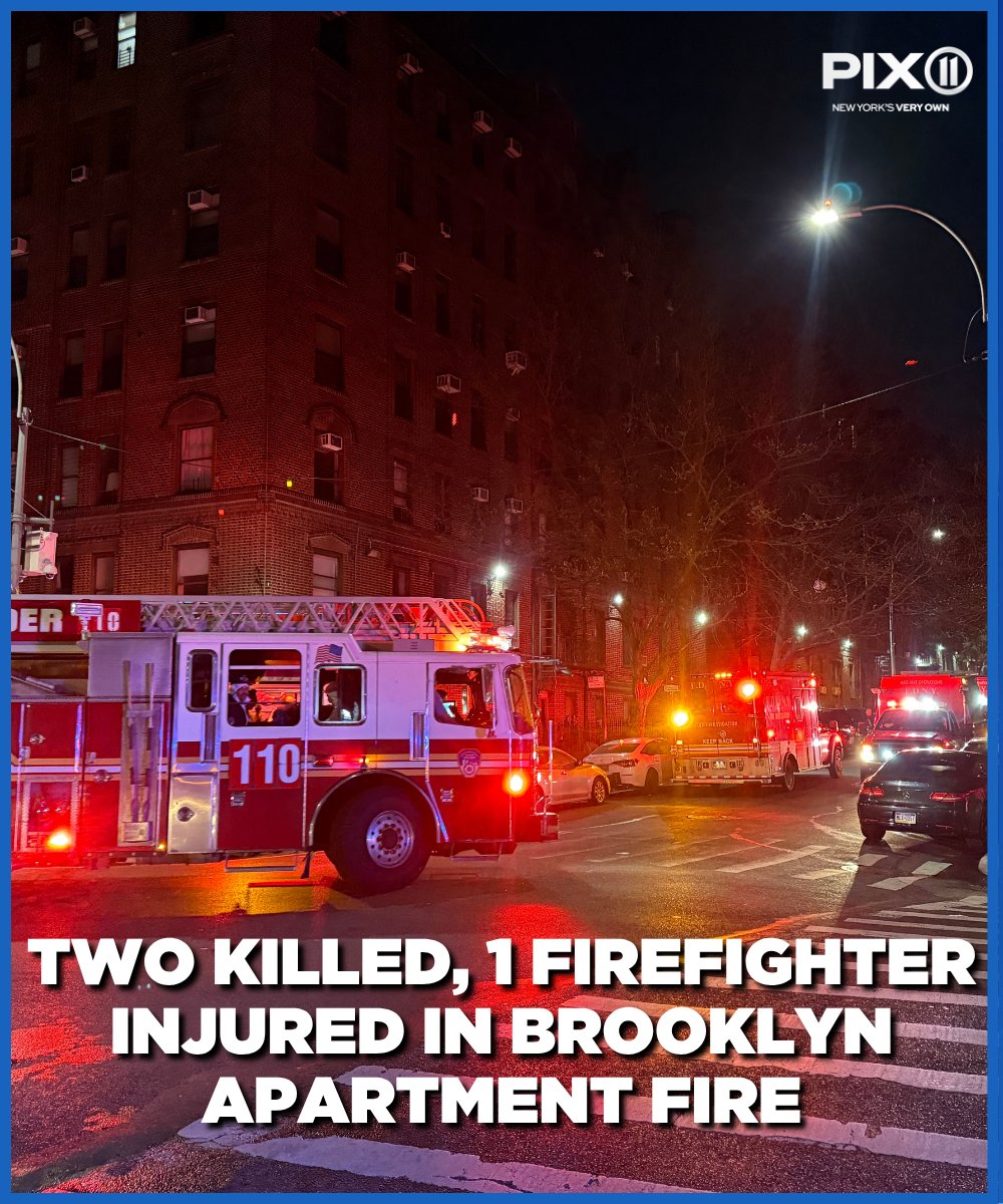 Fire officials said an 80-year-old woman and a 59-year-old man were pulled from the apartment and taken to a hospital, where they later died