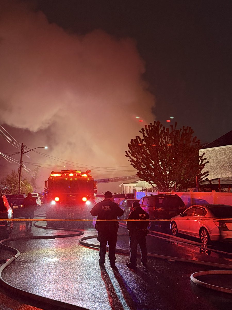 This is now a 4th-alarm assignment. FDNY members continue to operate