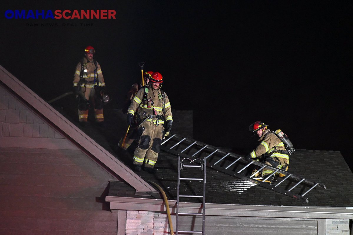 Omaha Fire and DCSO were called to a house fire near 181st and Grand Ave. Caller said the house was hit by lightning and on fire. Crews knocked down the fire quickly and no immediate injuries were reported