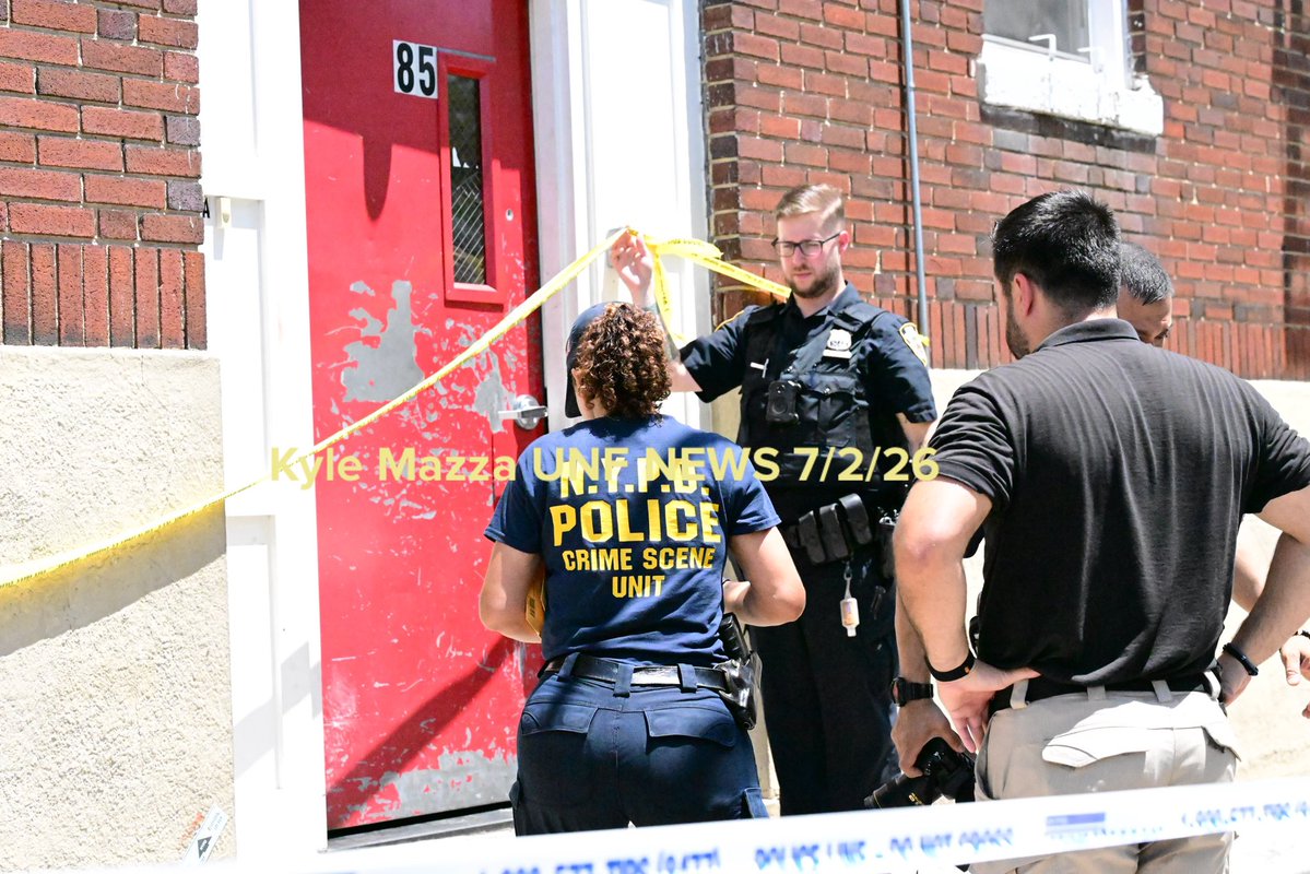 Members of the NYPD Crime Scene Unit and Office of the Chief Medical Examiner responded to the scene. Blood and broken glass from a window was found outside of the building where the stabbing took place. There are no arrests and the investigation is ongoing and the identity of the deceased is pending proper family notification.