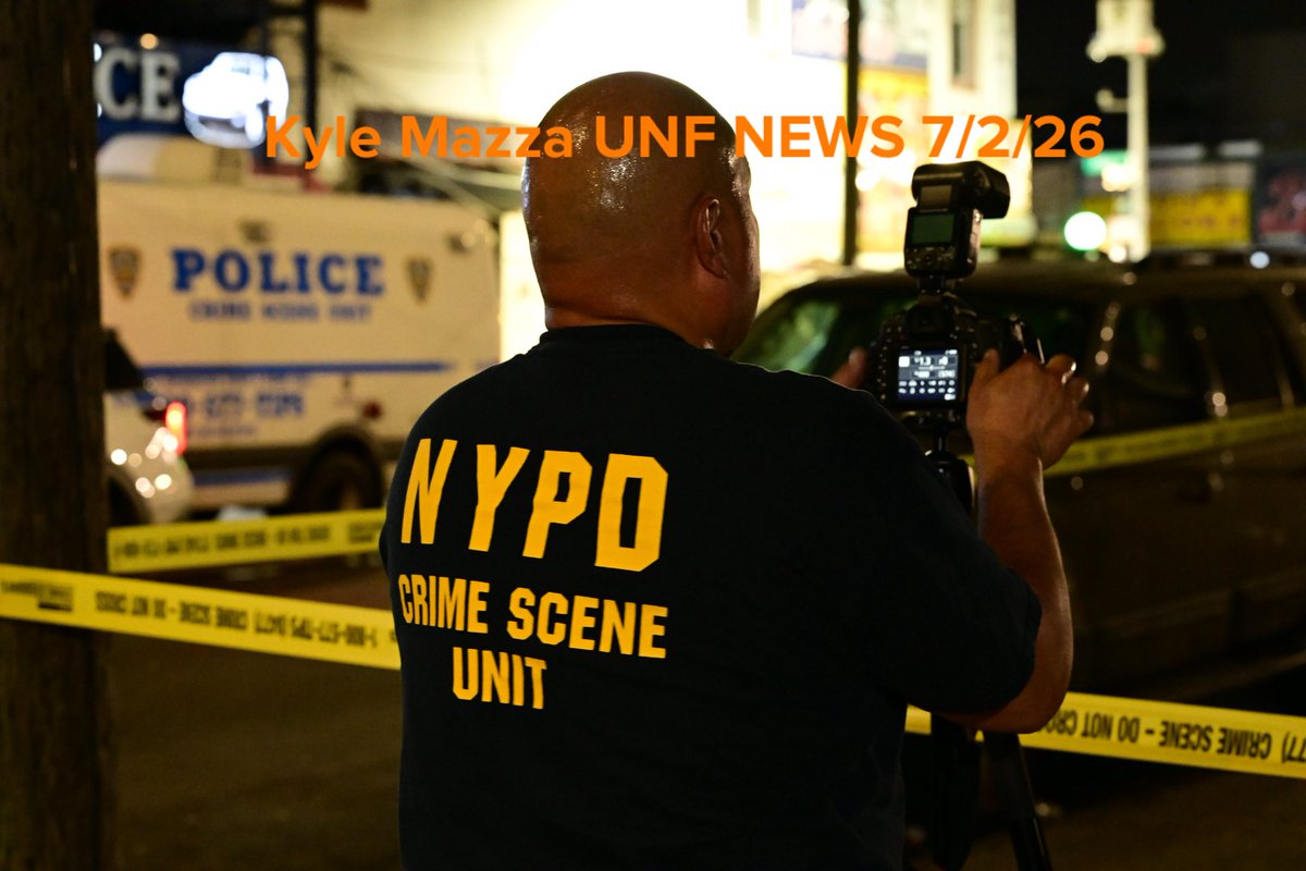 Members of the NYPD Crime Scene Unit work the scene where a 52-year-old man died after being found critically injured outside of a building near the Van Siclen Av MTA subway station in the area of Pitkin Avenue and Van Siclen Avenue in the East New York neighborhood of Brooklyn, New York, United States on July 2, 2026. 