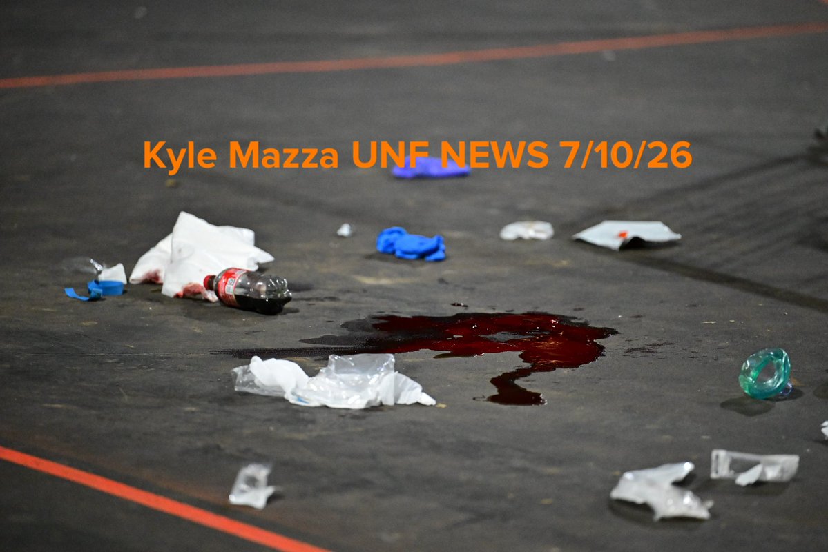Blood is found at the scene where a 35-year-old man was killed and a 28-year-old man along with a 22-year-old woman were injured after a shooting inside of a basketball court at 70 Lenox Avenue within the confines of the 28 precinct PSA 5 in Manhattan, New York 