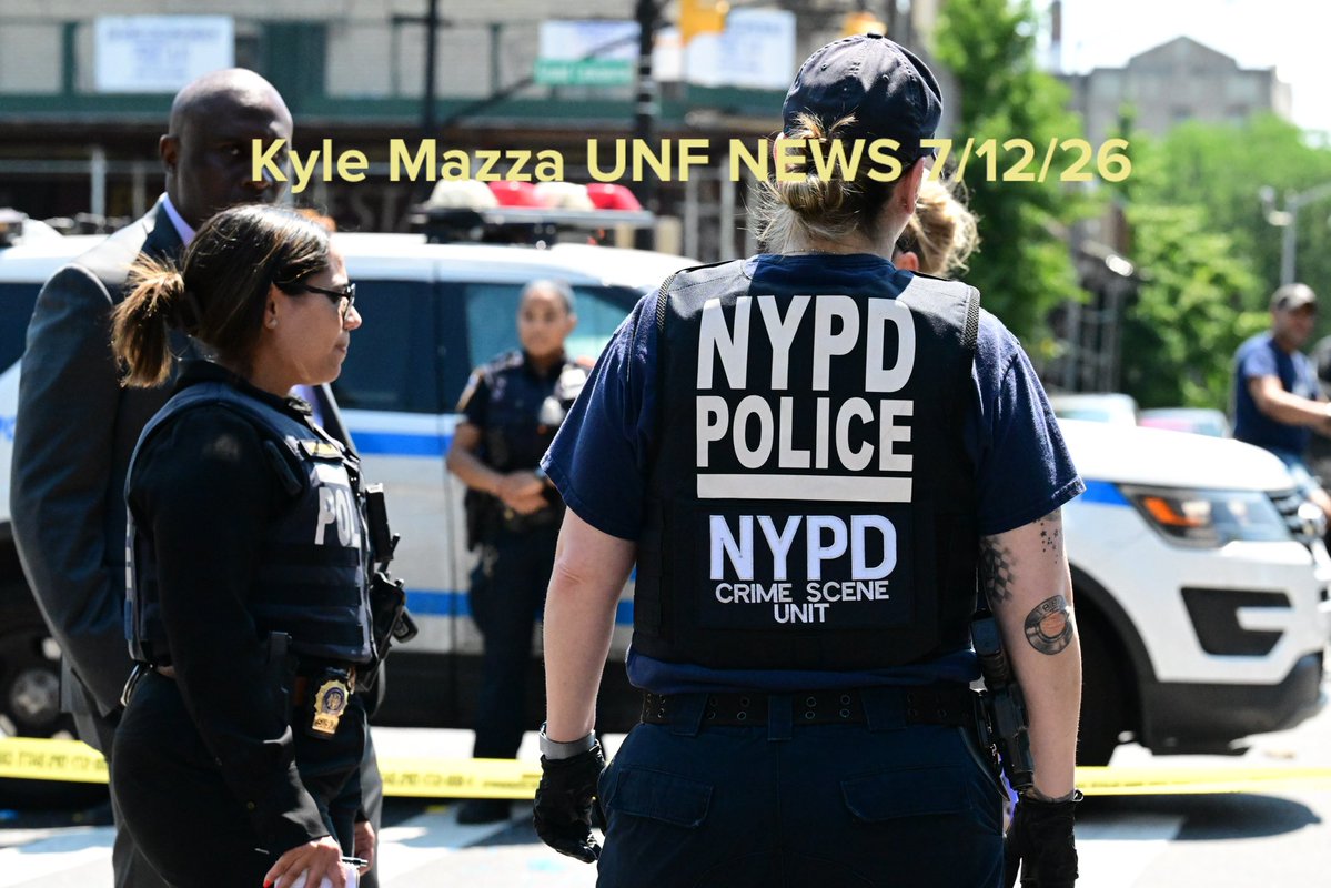 Members of the NYPD Crime Scene Unit work the scene and swabbed blood, collected evidence and documented the area where a 46-year-old man was fatally stabbed multiple times to the body in the area of Grand Concourse and East 183 Street in Bronx, New York, United States on July 12, 2026. Sunday morning at approximately 6:48 AM, the stabbing took place and the victim was transported to the hospital where he was pronounced dead.