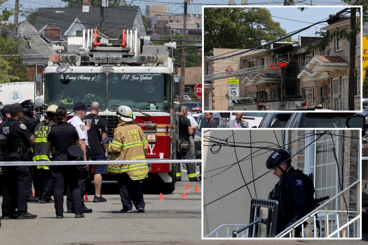 Police fatally shoot maniac armed with shotgun outside NYC house - then find 2 dead inside