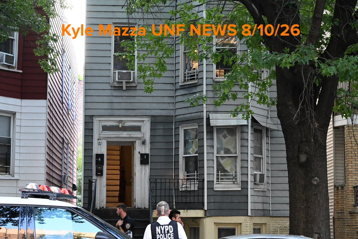 NYPD officers work the scene where 16-year-old John Nunez was fatally shot to the head inside of 1346 Prospect Avenue within the confines of the 42 precinct in Bronx, New York, United States on Monday
