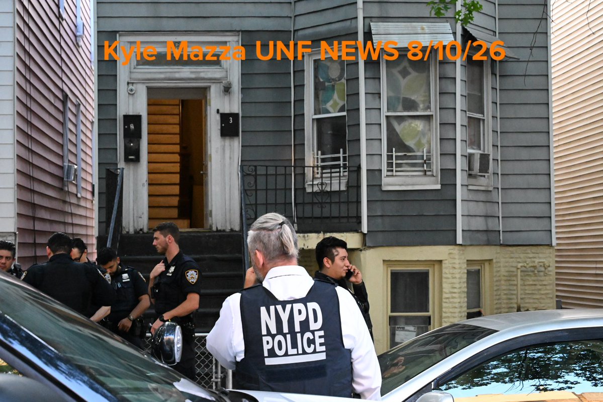 NYPD officers work the scene where 16-year-old John Nunez was fatally shot to the head inside of 1346 Prospect Avenue within the confines of the 42 precinct in Bronx, New York, United States on Monday