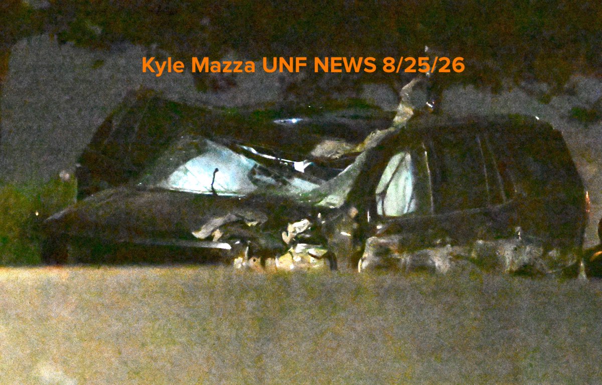 NYPD works the scene where two men were killed, two other men were critically injured and two women were injured in a vehicle crash on Belt Parkway and 65th Street at Exit 1 Eastbound within the confines of the 68 precinct in Brooklyn, New York