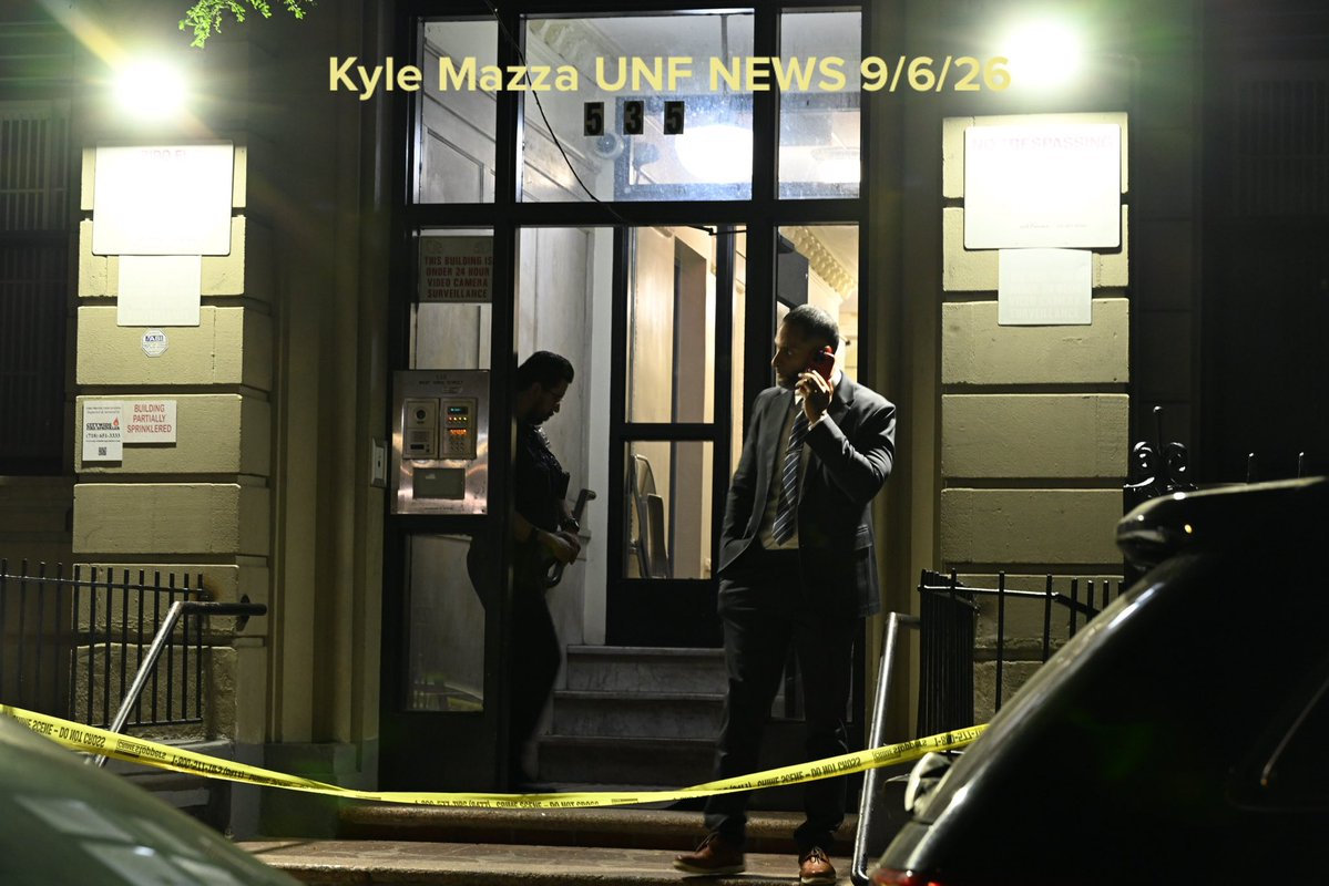 Victim identified as 27-year-old Lovay Williams.NYPD officers work the scene where a 27-year-old woman was murdered inside of 535 West 156 Street within the confines of the 33 precinct in Manhattan