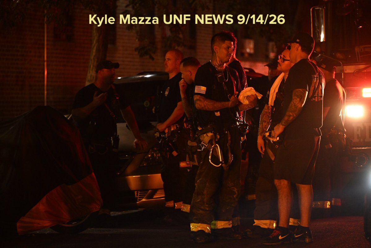 FDNY firefighters and EMS personnel work the scene of a fire at 1168 Stratford Avenue which resulted in several people needing medical care in Bronx, New York, United States on Monday 