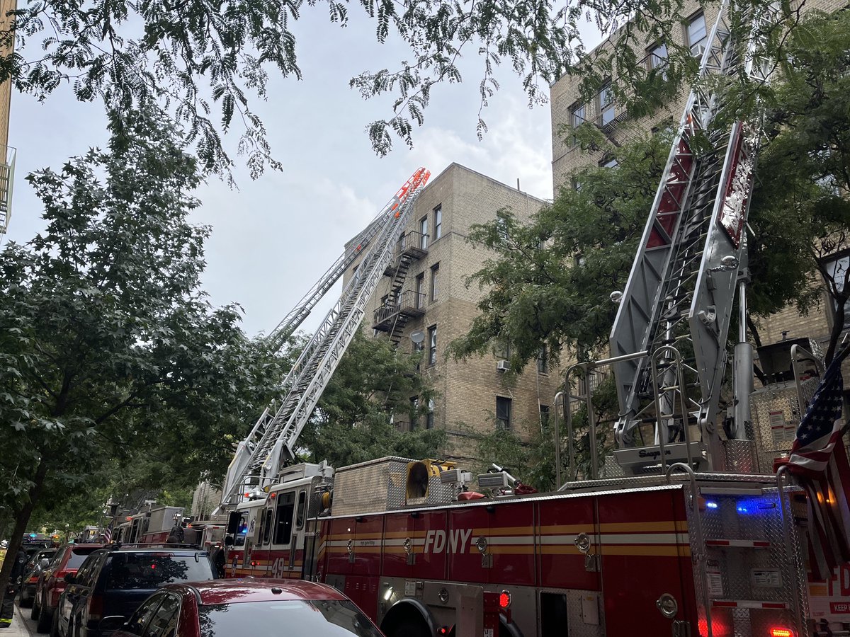 FDNY responded to reports of a fire at a six-story building at 1484 Montgomery Avenue in the Bronx. Upon arrival, units encountered a heavy fire condition and began an aggressive interior attack