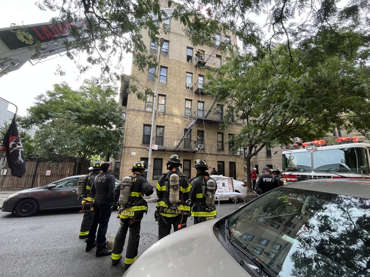 FDNY responded to reports of a fire at a six-story building at 1484 Montgomery Avenue in the Bronx. Upon arrival, units encountered a heavy fire condition and began an aggressive interior attack